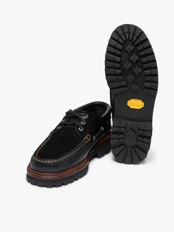 1876 Camp Moc Black Leather & Suede