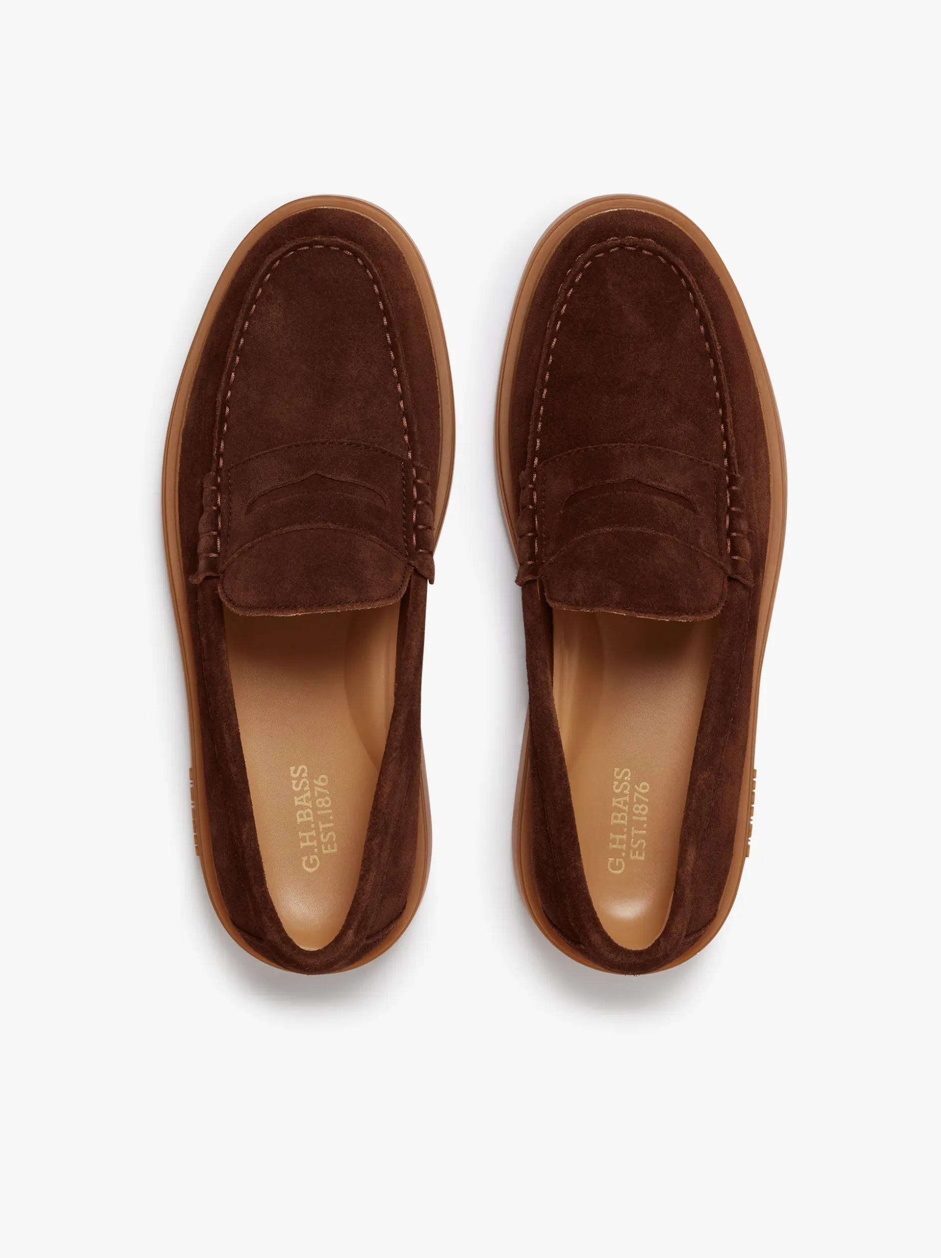 Bosco Cupsole Penny Loafers Dark brown