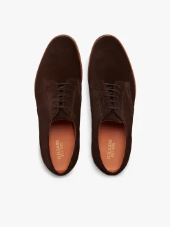 Buck Derby Dark Brown Suede