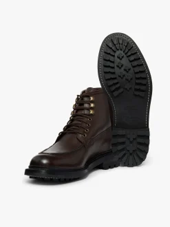 Chase Moc Toe Boots Chocolate Leather