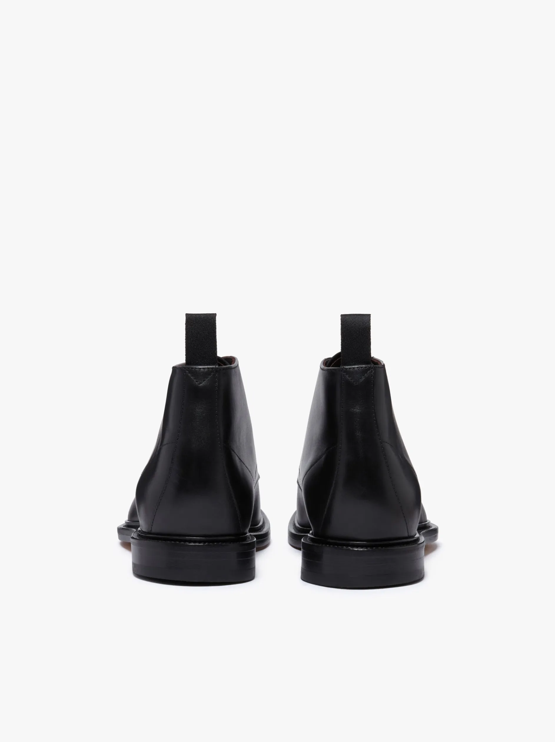 Culver Heritage Lace Up Boots Black Leather