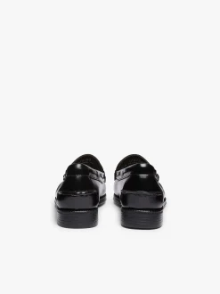 Easy Weejuns Esther Kiltie Tassel Loafers Black Leather