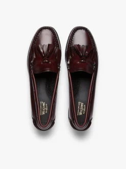Easy Weejuns Esther Kiltie Tassel Loafers Wine Leather