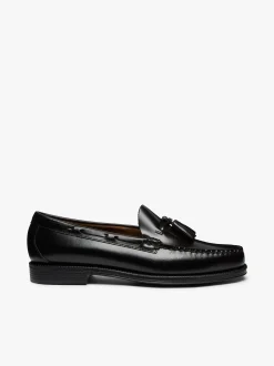 Easy Weejuns Larkin Tassel Loafers Black Leather