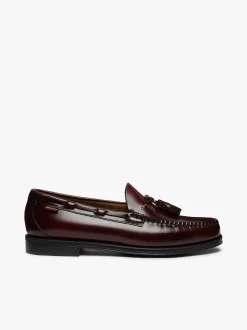 Easy Weejuns Larkin Tassel Loafers Wine Leather