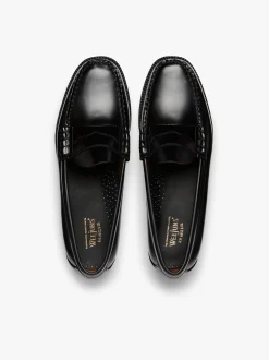 Easy Weejuns Larson Penny Loafers Black Leather