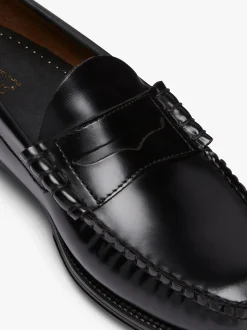 Easy Weejuns Larson Penny Loafers Black Leather