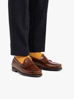 Easy Weejuns Larson Penny Loafers Brown Leather