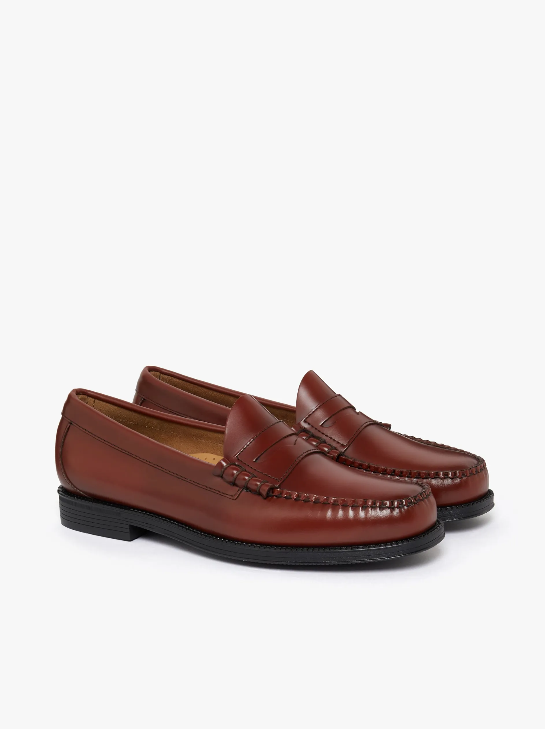 Easy Weejuns Larson Penny Loafers Smoke Paprika Leather