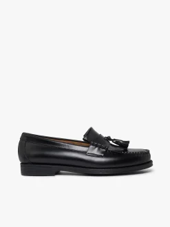 Easy Weejuns Layton II Kiltie Loafers Black Leather