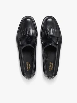 Easy Weejuns Layton II Kiltie Loafers Black Leather