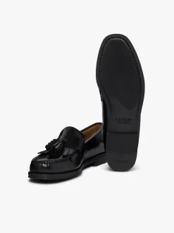 Easy Weejuns Layton II Kiltie Loafers Black Leather