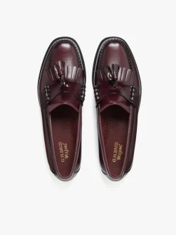 Easy Weejuns Layton II Kiltie Loafers Wine Leather
