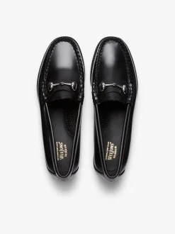 Easy Weejuns Lianna Horsebit Loafers Black Leather
