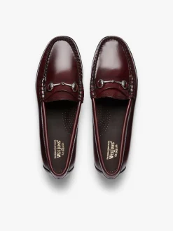 Easy Weejuns Lianna Horsebit Loafers Wine Leather