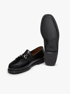 Easy Weejuns Lincoln Penny Loafers Black Leather