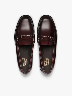 Easy Weejuns Lincoln Penny Loafers Wine Leather