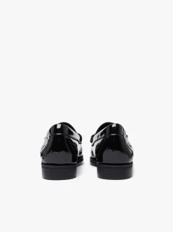 Easy Weejuns Penny Flora Loafers Black Patent Leather
