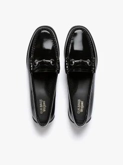 Easy Weejuns Penny Lianna Horsebit Loafers Black Patent Leather