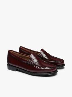 Easy Weejuns Penny Loafers Wine Leather