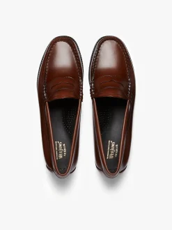 Easy Weejuns Penny Loafers Cognac Leather