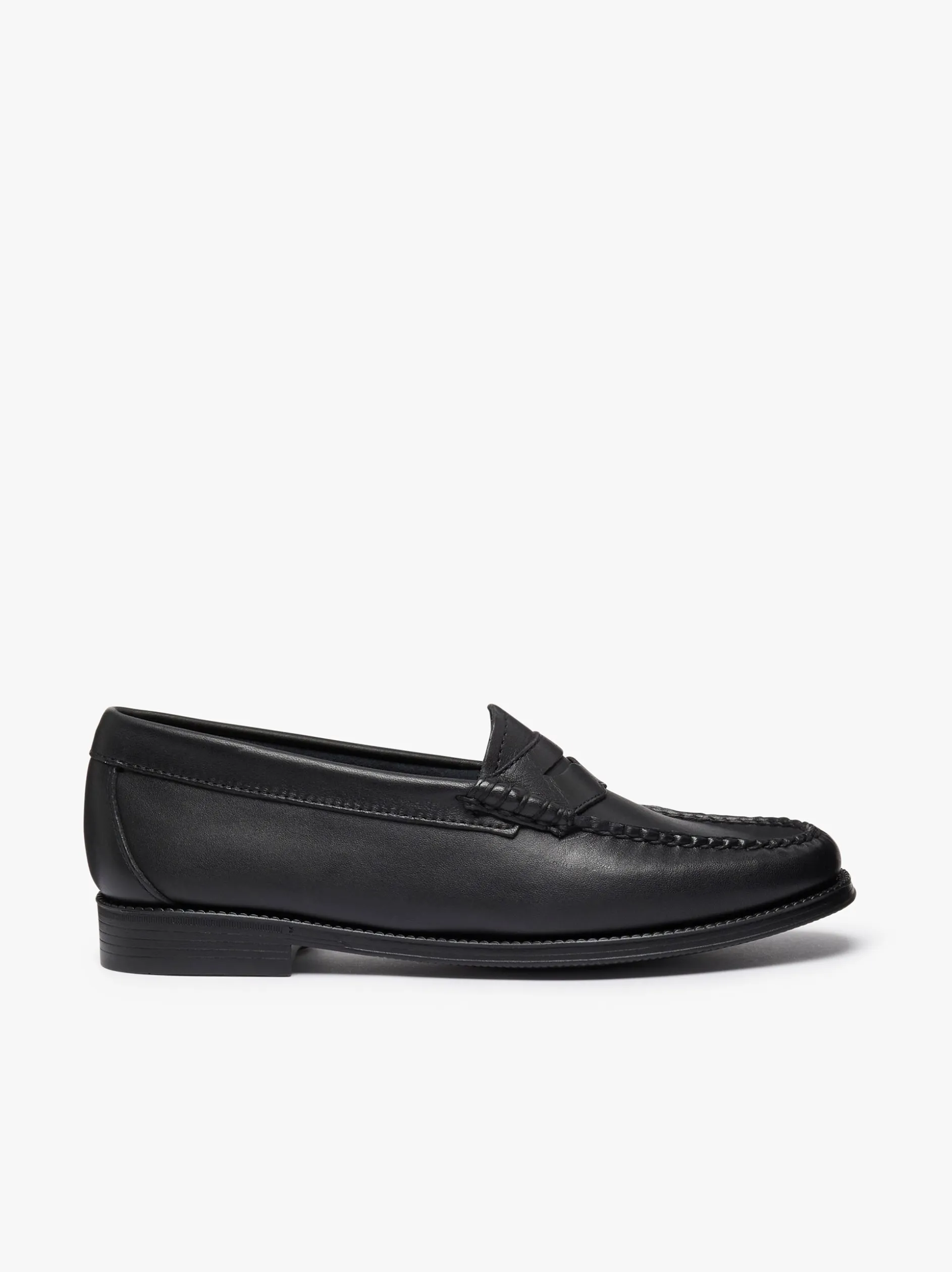 Easy Weejuns Penny Loafers Soft Black Leather