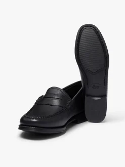 Easy Weejuns Penny Loafers Soft Black Leather