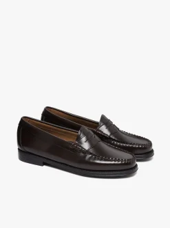 Easy Weejuns Penny Loafers Chocolate Leather