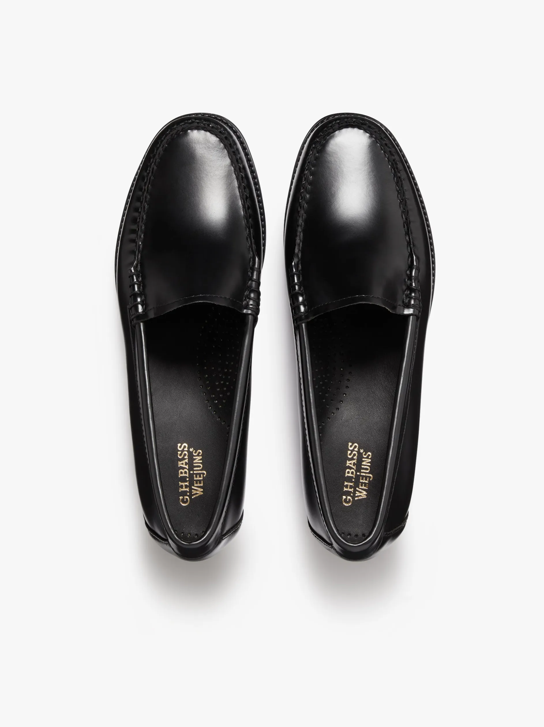 Easy Weejuns Venetian Loafers Black Leather
