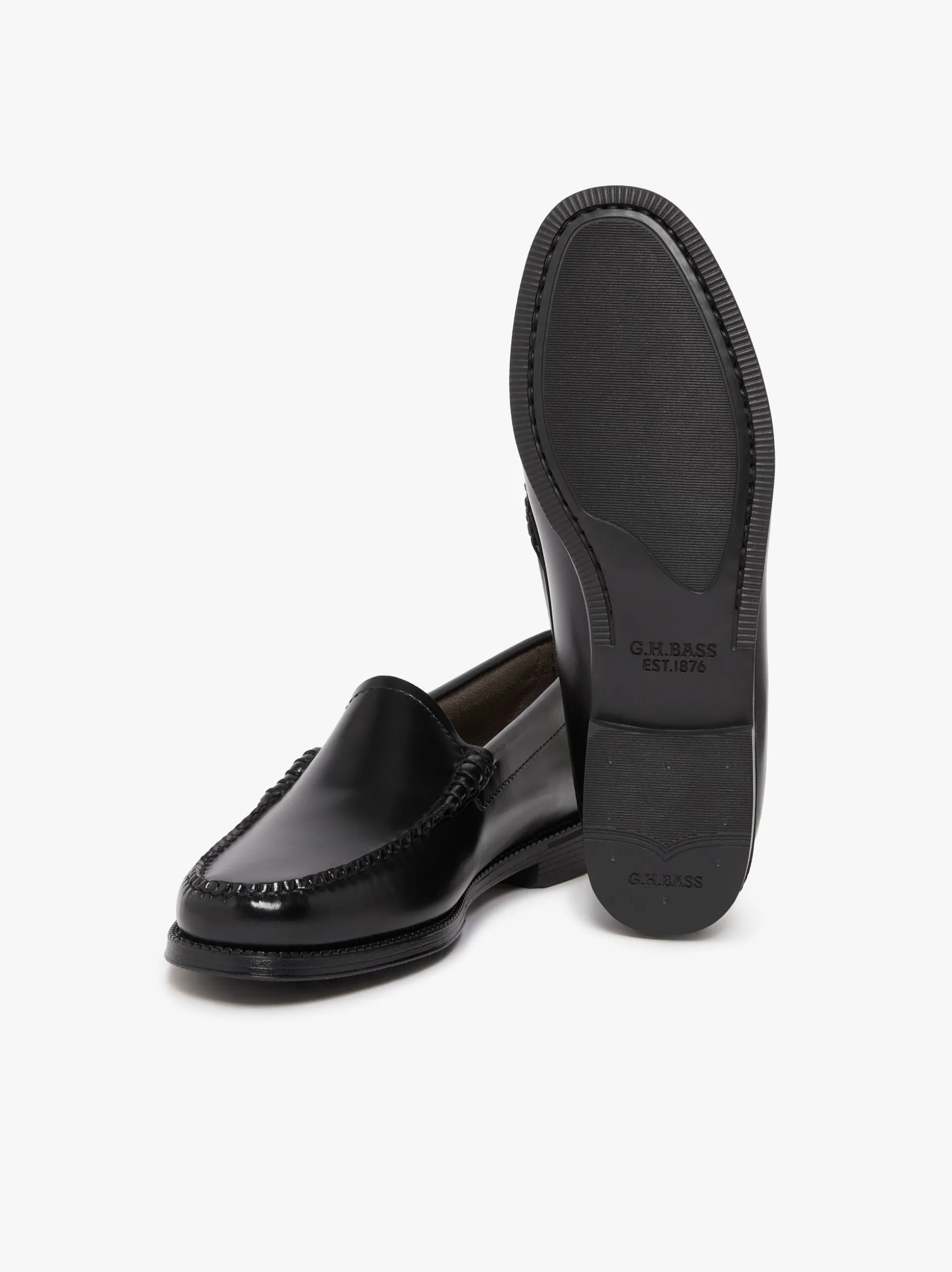 Easy Weejuns Venetian Loafers Black Leather