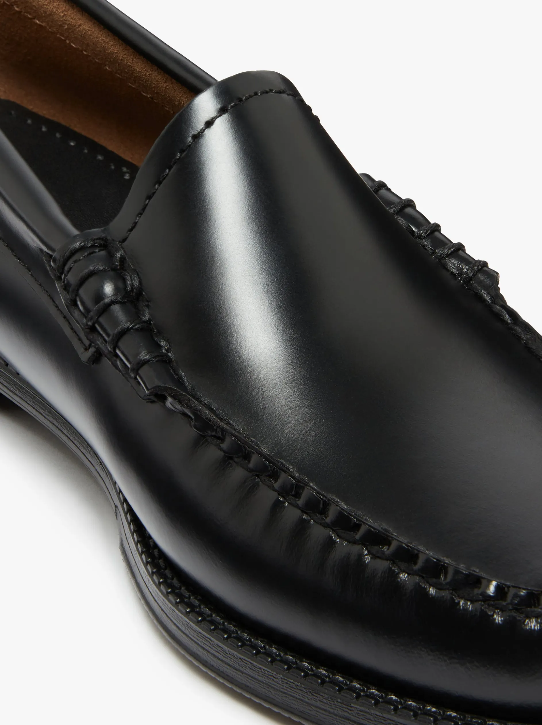 Easy Weejuns Venetian Loafers Black Leather