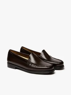 Easy Weejuns Venetian Loafers Chocolate Leather