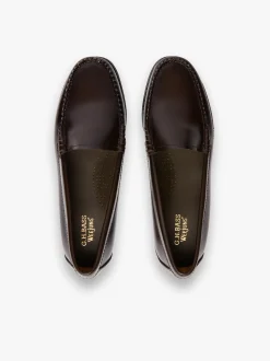 Easy Weejuns Venetian Loafers Chocolate Leather