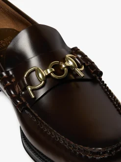 G.H.BASS & Pop Easy Weejuns Lincoln Loafers Chocolate Leather