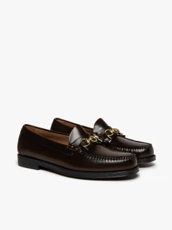 G.H.BASS & Pop Easy Weejuns Lincoln Loafers Chocolate Leather