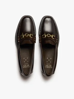 G.H.BASS & Pop Easy Weejuns Lincoln Loafers Chocolate Leather