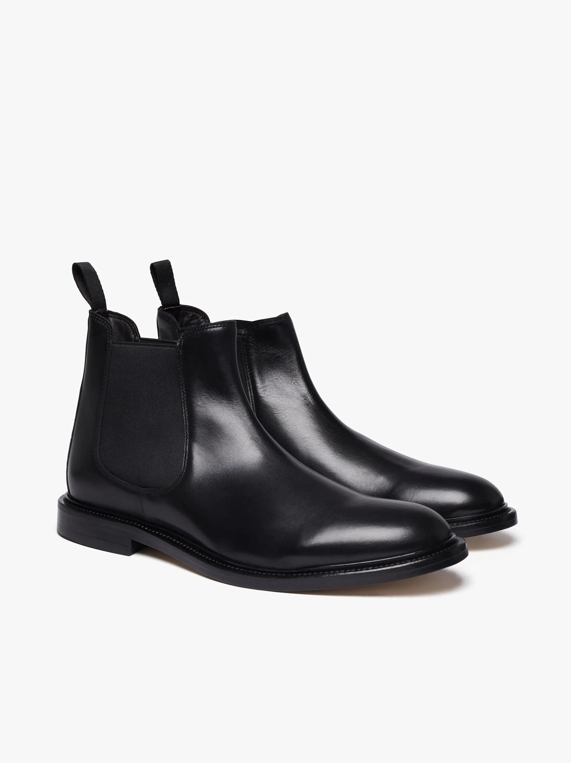 Harrison Heritage Chelsea Boots Black Leather