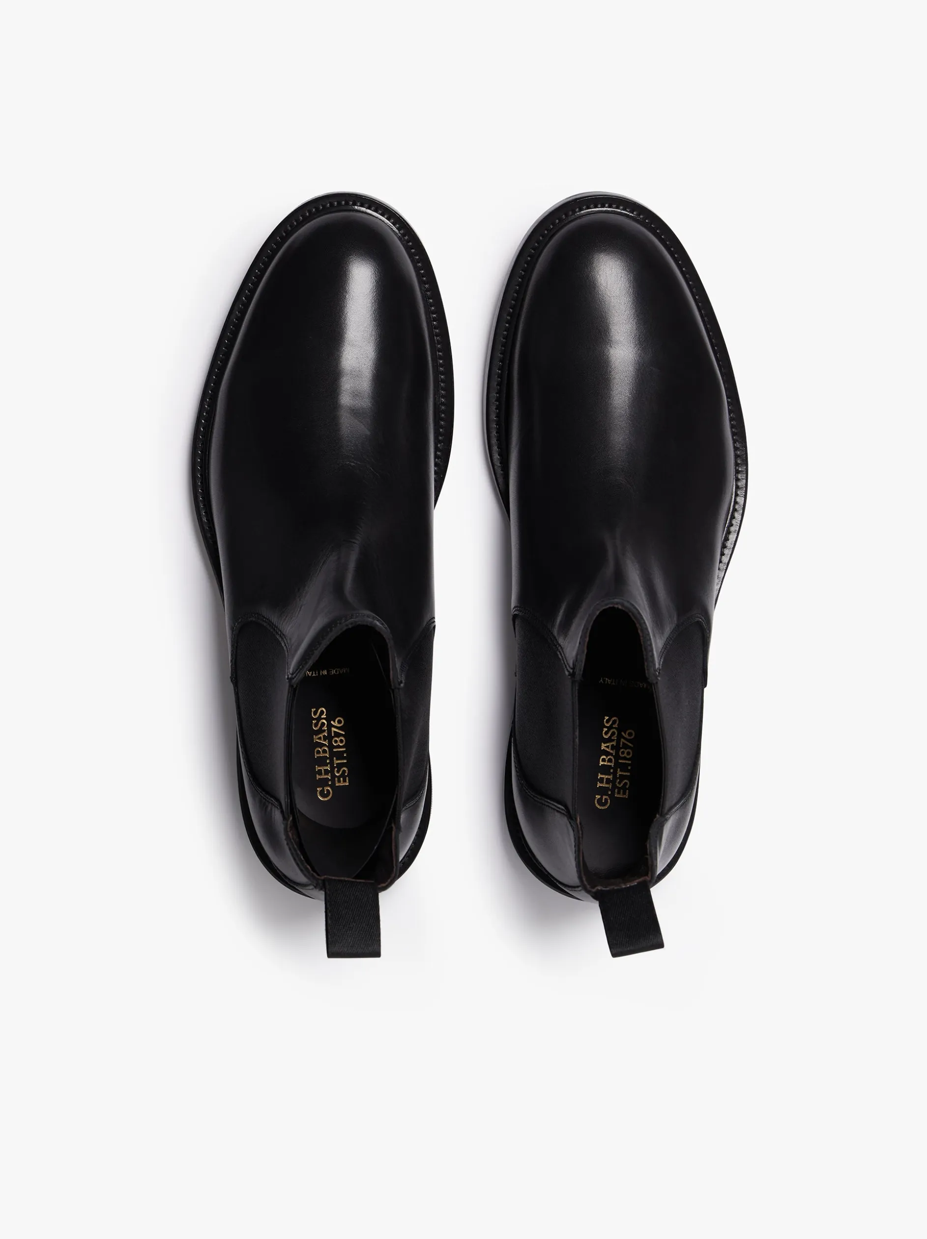 Harrison Heritage Chelsea Boots Black Leather