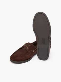Jetty II 2 Eye Boat Shoes Chocolate Suede