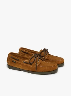 Jetty II 2 Eye Boat Shoes Mid Brown Suede