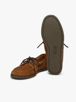 Jetty II 2 Eye Boat Shoes Mid Brown Suede