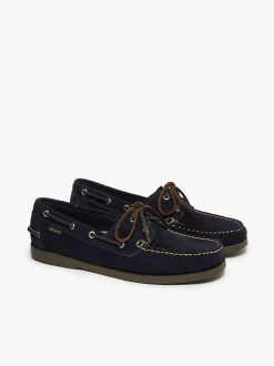 Jetty II 2 Eye Boat Shoes Navy Suede