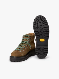 Mason Alpine Boots Mid Brown Suede