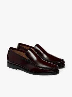 Weejuns Cobra Venetian Loafers Wine Leather