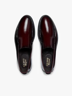 Weejuns Cobra Venetian Loafers Wine Leather