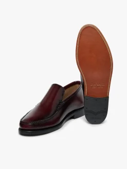 Weejuns Cobra Venetian Loafers Wine Leather