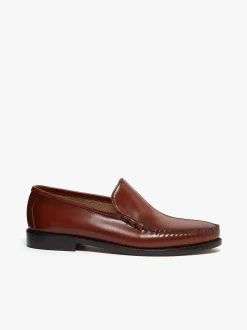 Weejuns Cobra Venetian Loafers Smoke Paprika Leather