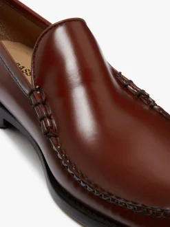 Weejuns Cobra Venetian Loafers Smoke Paprika Leather