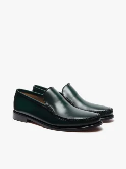 Weejuns Cobra Venetian Loafers Dark Green leather