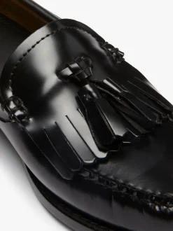 Weejuns Esther Kiltie Tassel Loafers Black Leather